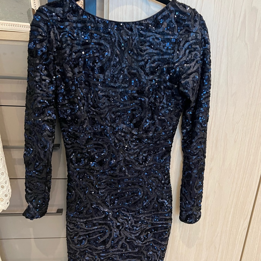 Beautiful blueish purple sequin dress.